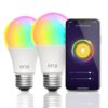 Wi-Fi Enabled Smart Bulb 2 Pack (Amazon Alexa and Google Home Compatible)