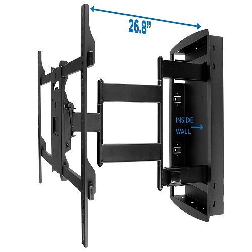 Recessed, Long Extension Articulating TV Wall Mount The Installer Shop